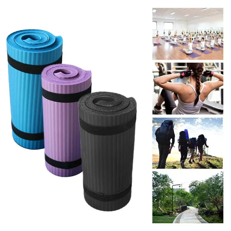 Thick Yoga Mat ComfortFoam Knee Elbow Pad Mats Fitness Pilates Mat Workout Sports Board Mat Fitness Equipment  Anti-Slip