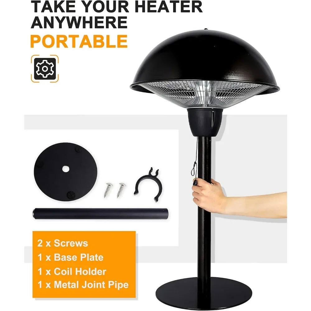 Electric Patio Heater, Tabletop Heaters, Infrared Heaters, Electric Outdoor Heater