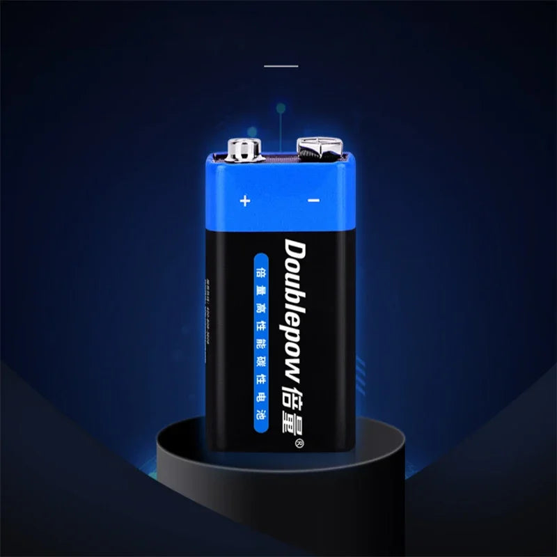 Doublepow 1-10PCS Disposable 9V 6F22 Battery 9V6F22 Alkaline