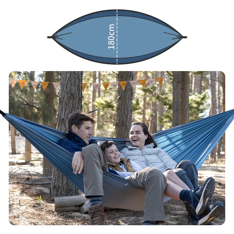 Naturehike Swing Hammock Camping Equipment Outdoors Camp Bed Camping Cots Portable Hammock Anti Rollover 200kg Bearing Weight