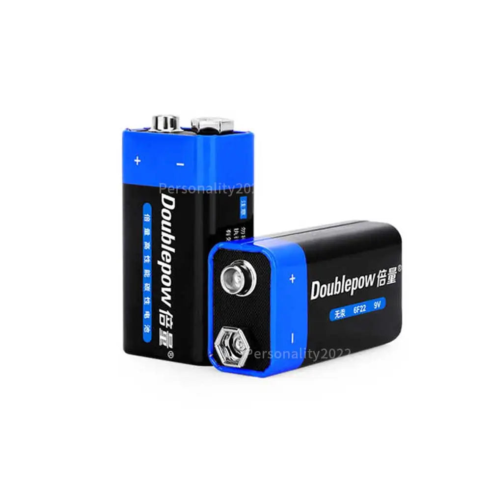 Doublepow 1-10PCS Disposable 9V 6F22 Battery 9V6F22 Alkaline